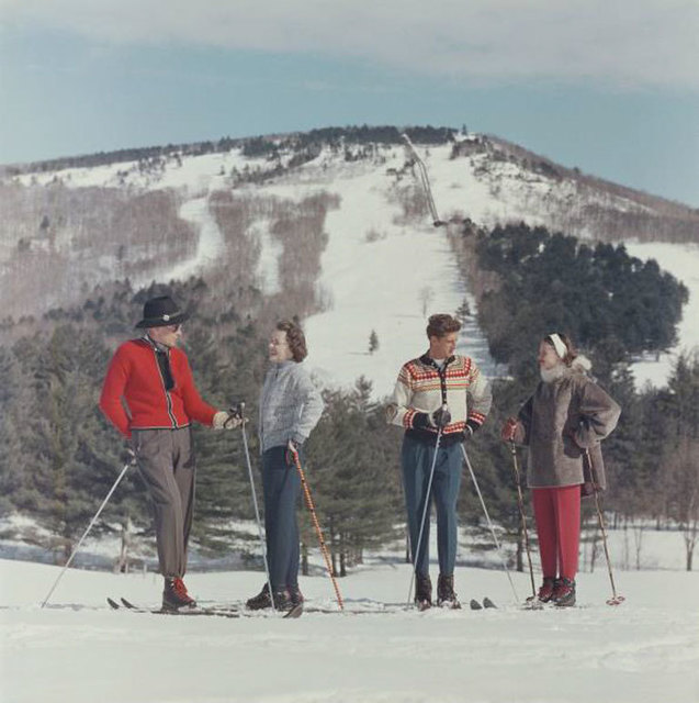 Slim Aarons, ‘Skiing In New Hampshire’, ca. 1955, IFAC Arts
