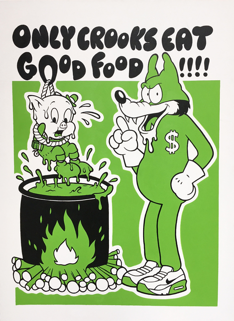 ANTOINE TAVAGLIONE, ‘Only Crooks Eat Good Food’, 2017, Galerie LeRoyer
