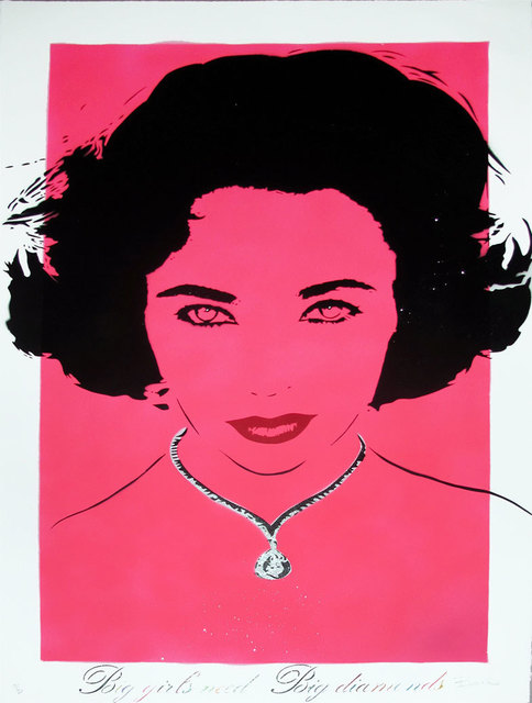 Bambi, ‘Liz (Big Girls Need Big Diamonds - Pink)’, 2013, Hamilton-Selway Fine Art