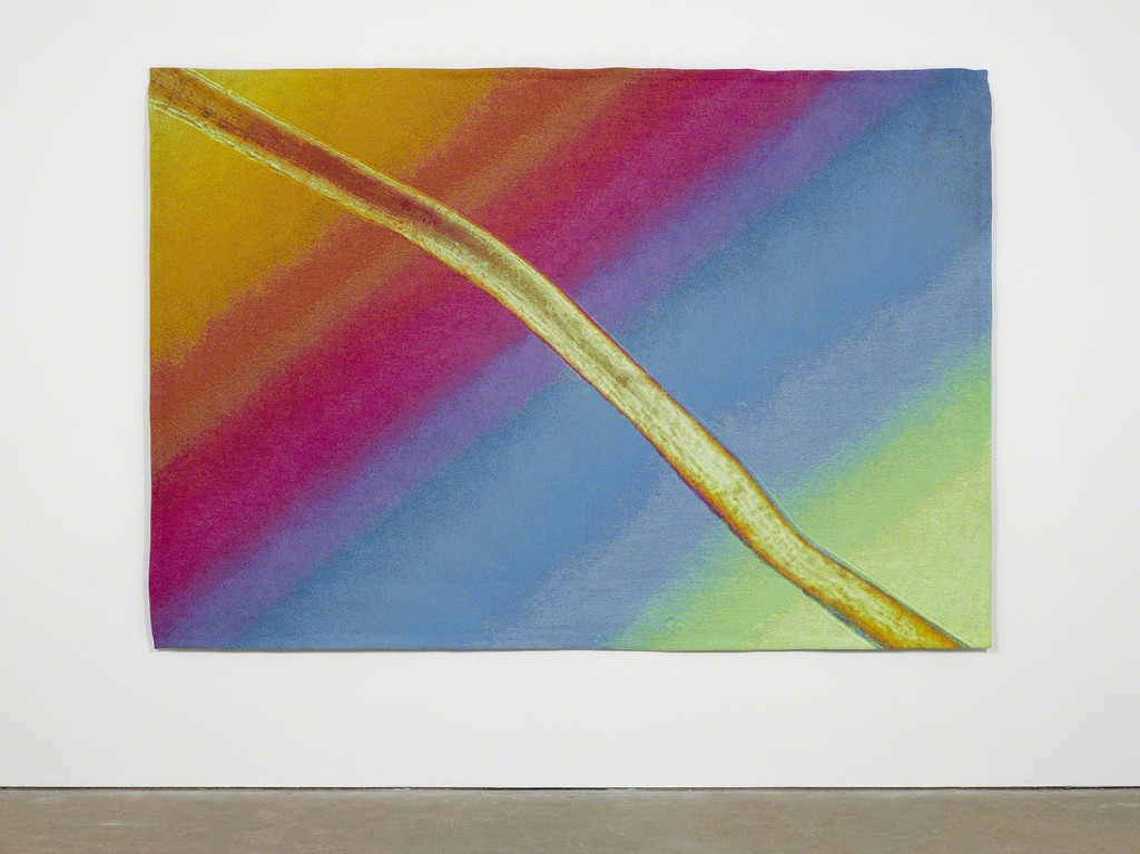 BROOMBERG & CHANARIN, Trace fiber from Freud's couch under crossed polars with Quartz wedge compensator, 2015 ©Broomberg and Chanarin Photography: Jack Hems. Courtesy Lisson Gallery. BROOMBERG & CHANARIN, Trace fiber from Freud's couch under crossed polars with Quartz wedge compensator, 2015 ©Broomberg and Chanarin Photography: Jack Hems. Courtesy Lisson Gallery.