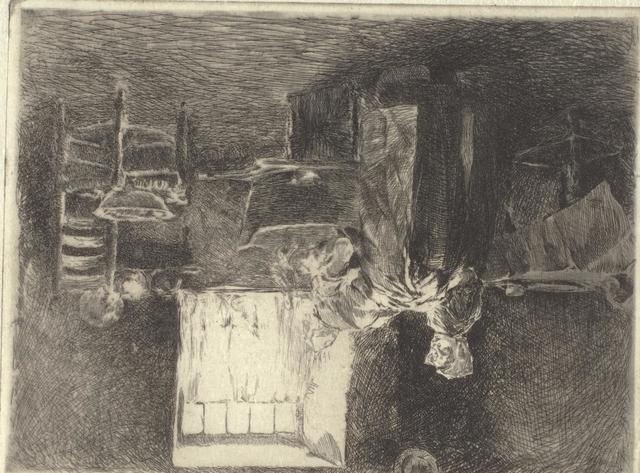 Robert Frederick Blum, ‘Monday Morning, Holland’, 1980-1990, Print, Ink, Indianapolis Museum of Art at Newfields