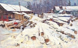 Lidya Stanislavovna Nefedova, ‘Logging’, 1949, Surikov Foundation