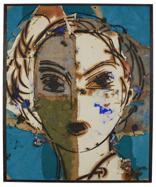 Manolo Valdés, ‘Dorothy (retrato sobre fondo azul)’, 2004, Galeria Freites