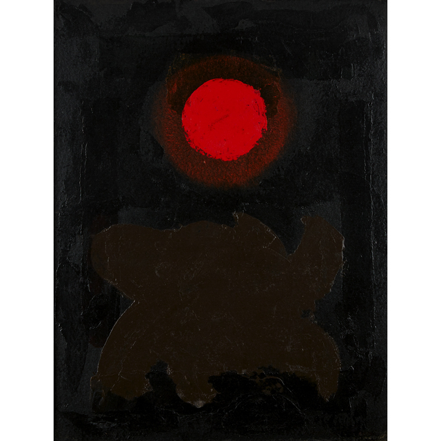 Adolph Gottlieb, ‘Brown On Black’, 1970, Freeman's
