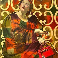 Gabriel Martin Roig, Saint Cecilia with Hermes bag (2024)
