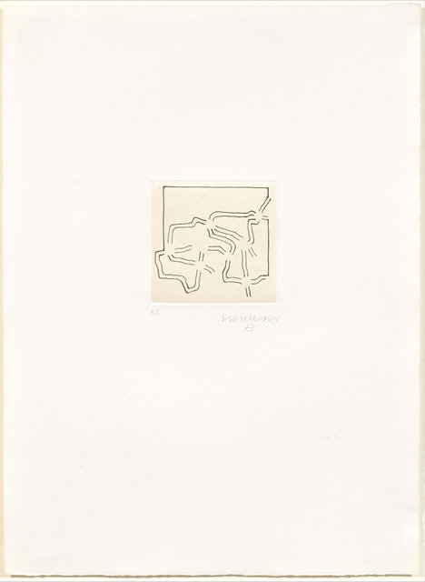 Eduardo Chillida, ‘Aldebateko’, 1973, Print, Etching, Koller Auctions