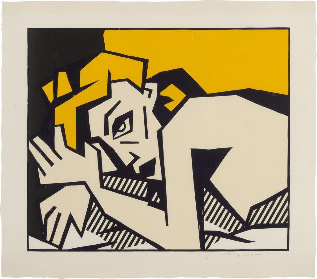 Roy Lichtenstein - Reclining Nude (Corlett 172)