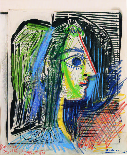 Pablo Picasso, ‘Profil de femme (Jacqueline) (Profile of Woman, Jacqueline)’, 1969, Fondation Beyeler