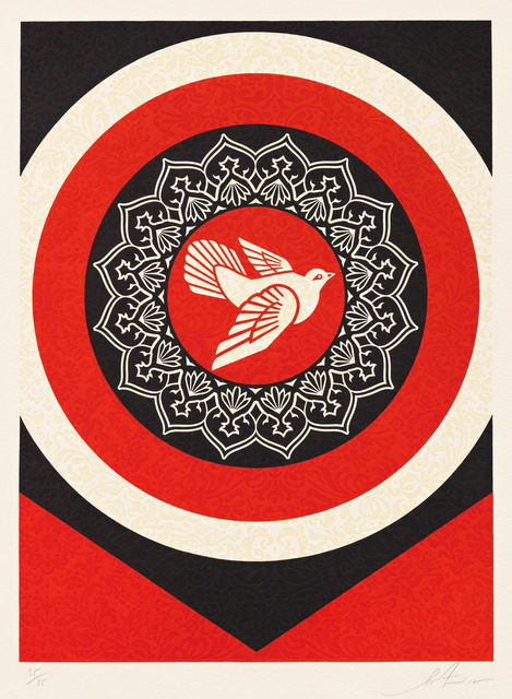 Shepard Fairey, ‘Dove Target Red’, 2012, Pace Prints