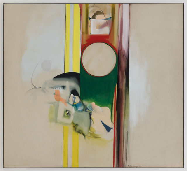 Miriam Schapiro, ‘The Law’, 1961, Painting, Oil on canvas, Eric Firestone Gallery