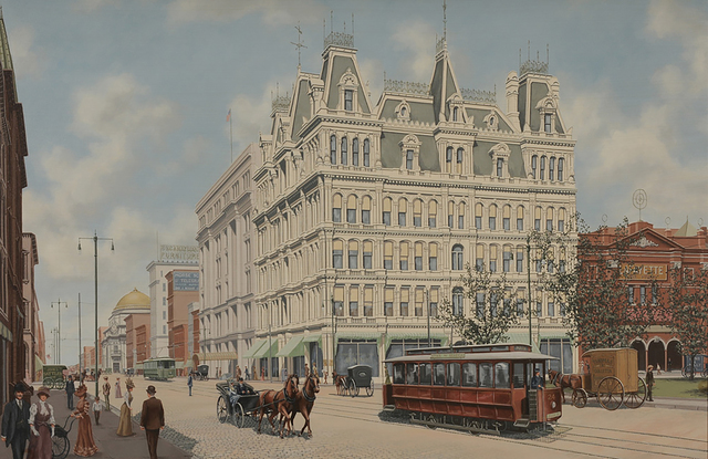 Thomas Colletta, ‘Main Street, Buffalo, New York, 1905’, 1905, The Illustrated Gallery