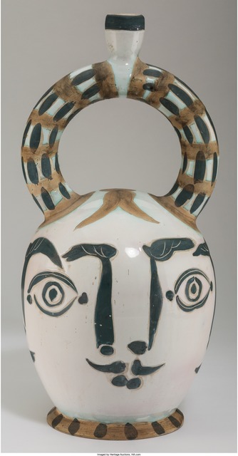 Pablo Picasso, ‘Vase aztèque aux quatre visages’, 1957, Design/Decorative Art, Terre de faïence pitcher, partially glazed, Heritage Auctions