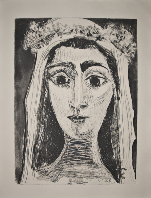Pablo Picasso, ‘Jacqueline en Mariée, de face I (6th state of 18)’, 1961, John Szoke
