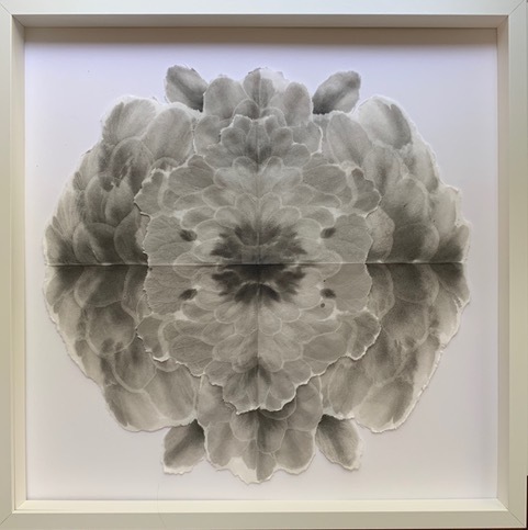 Allison Svoboda, ‘Mandala Flora 5’, 2010-2015, Drawing, Collage or other Work on Paper, Sumi-e ink on Mulberry paper, Olson Larsen Gallery