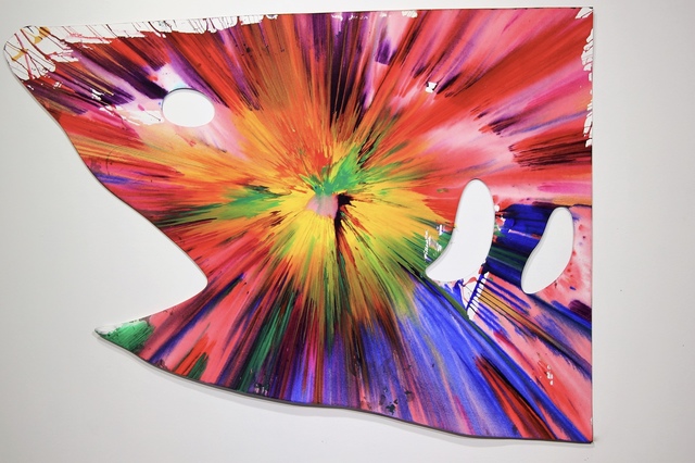 Damien Hirst, ‘Shark Spin Painting - Hand signed.’, 2009, MultiplesInc Projects