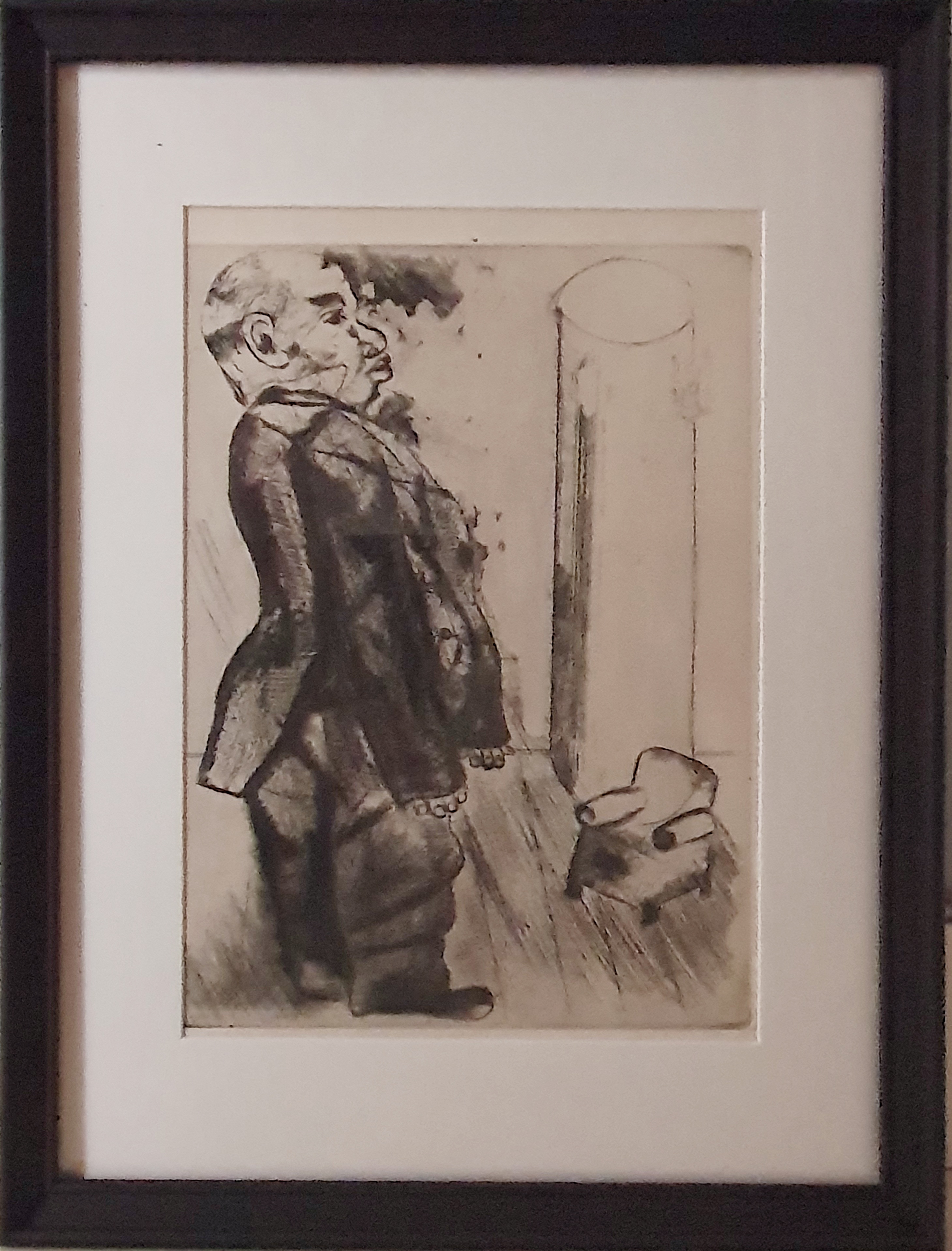 Sobakévitch près du fauteuil — Marc Chagall