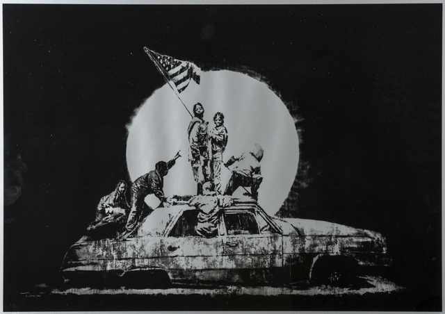 Banksy, ‘Silver Flags’, 2006, Forum Auctions