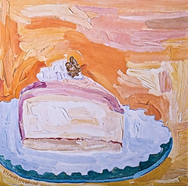 Eleanor Hubbard, ‘Piece of Cake’, 1998, Painting, Oil on museum board, Walter Wickiser Gallery