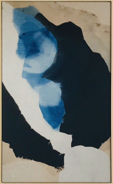 Carrie Crawford, ‘Black Oak’, 2019, Painting, Indigo, logwood, oak gall, acorn, iron, and black walnut dye on linen, Uprise Art
