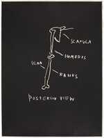 Jean-Michel Basquiat - Posterior View, from Anatomy