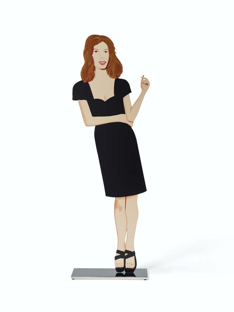 Alex Katz - Cecily, from Black Dress Cutouts
