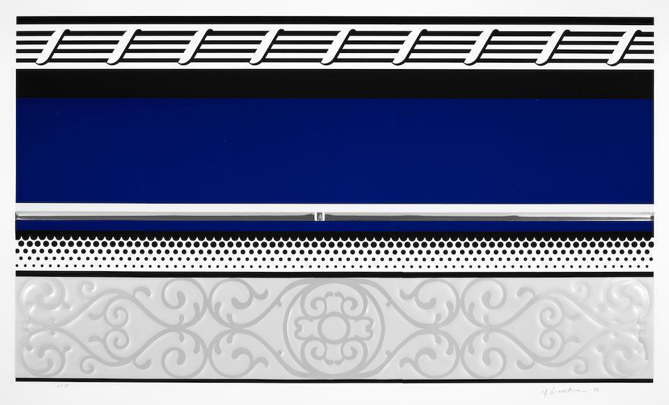 Roy Lichtenstein - Entablature III, from Entablature Series (Corlett 140)