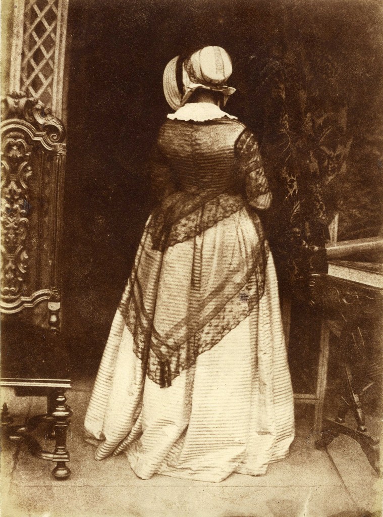 D.O. Hill and Robert Adamson. Lady Mary Hamilton Ruthven, 1847, Salt print from a calotype negative, 8 x 5 7/8 inches. Collection of Michael Mattis and Judy Hochberg. D.O. Hill and Robert Adamson. Lady Mary Hamilton Ruthven, 1847, Salt print from a calotype negative, 8 x 5 7/8 inches. Collection of Michael Mattis and Judy Hochberg.