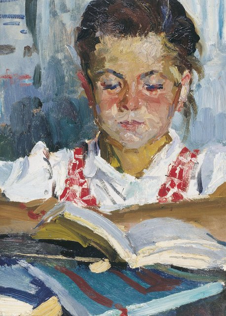 Pavel Fedorovich Shardakov, ‘Girl reading’, 1959, Surikov Foundation