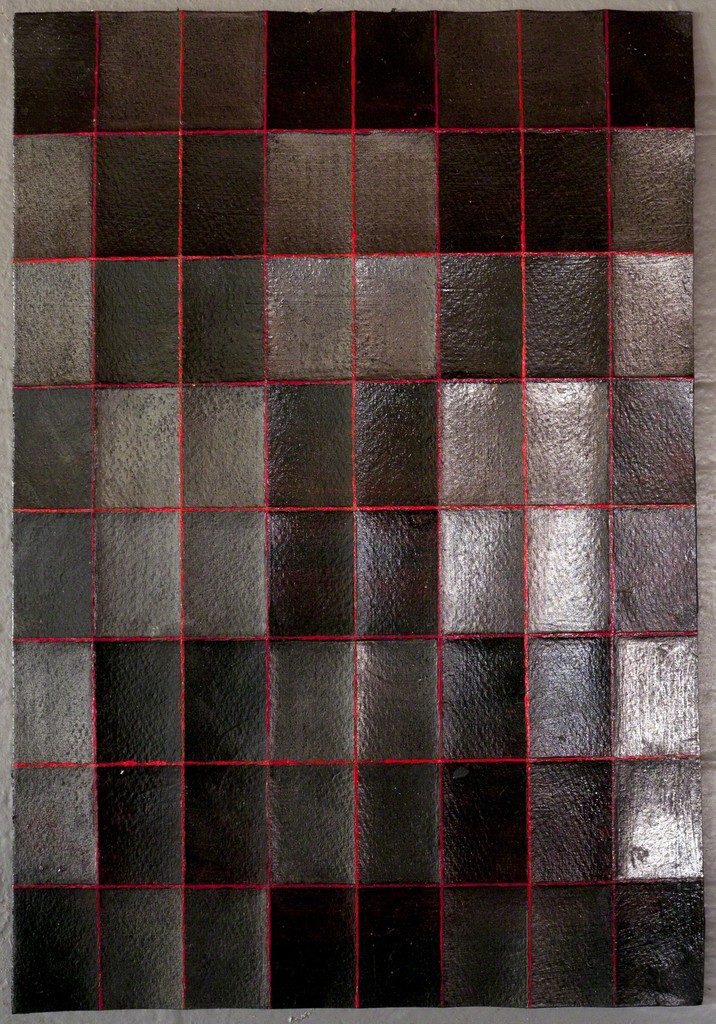 'Fold Drawing 2017-red-05', 2017, 29,7 x 21 cm, acrylic, graphite on paper; photo: Takayuki Daikoku 'Fold Drawing 2017-red-05', 2017, 29,7 x 21 cm, acrylic, graphite on paper; photo: Takayuki Daikoku