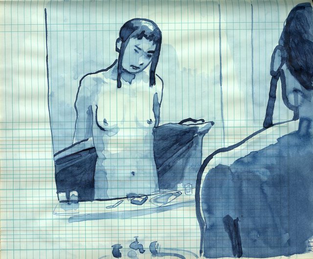Tyler Bright Hilton, ‘Polestar’, 2017, Drawing, Collage or other Work on Paper, Ink on paper, VIVIANEART