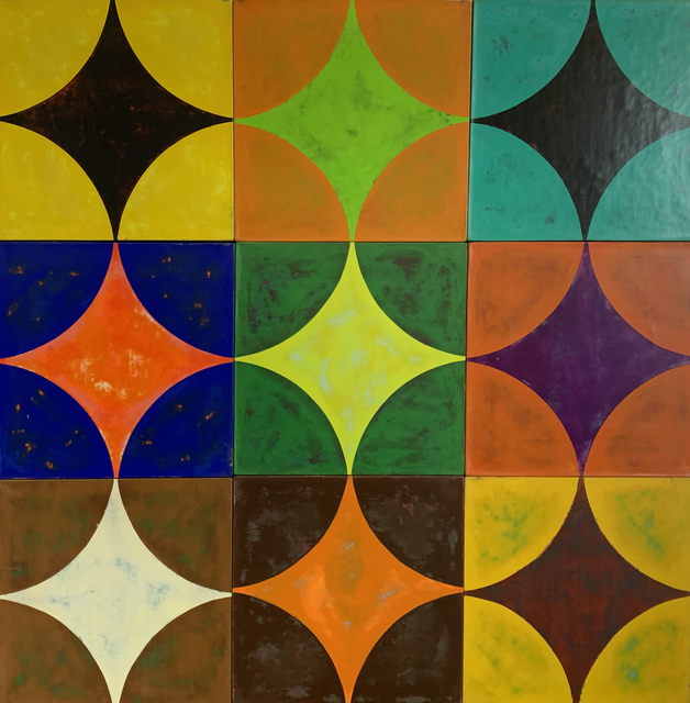 Bradley Narduzzi, ‘“Absence of Circle and Square #1”’, 2019, Mixed Media, Mixed Media on Canvas, Julie Zener Gallery