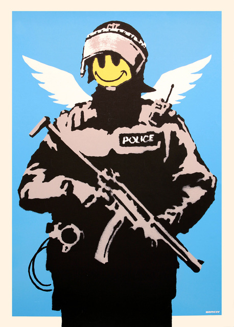 Banksy, ‘Flying Copper (Unsigned)’, 2004, Prescription Art