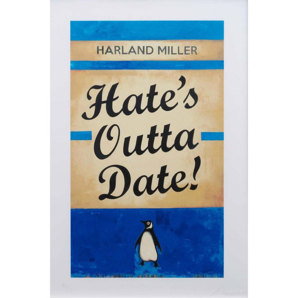 Harland Miller - Hate's Outta Date (Blue)