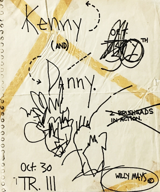 Jean-Michel Basquiat, ‘Basquiat Danny Rosen Tier 3’, ca. 1980, Lot 180