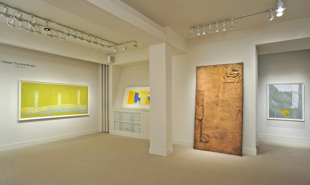 Helen Frankenthaler installation at Meyerovich Gallery, SF Helen Frankenthaler installation at Meyerovich Gallery, SF