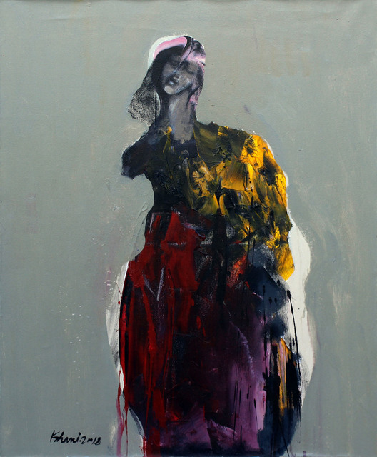 Khalid El-Khani, ‘Yellow & Red’, 2018, Orient Gallery