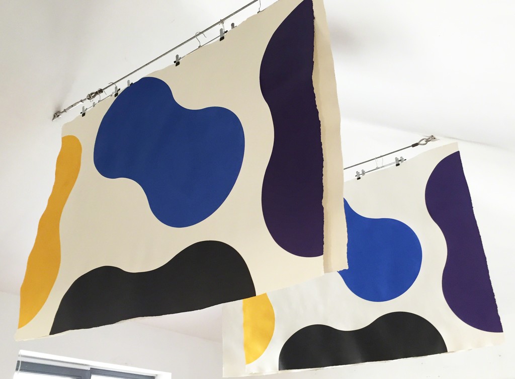 Prints hanging up to dry. Prints hanging up to dry.