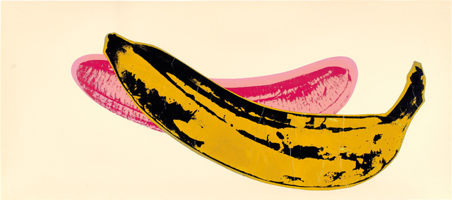 warhol banana pillow