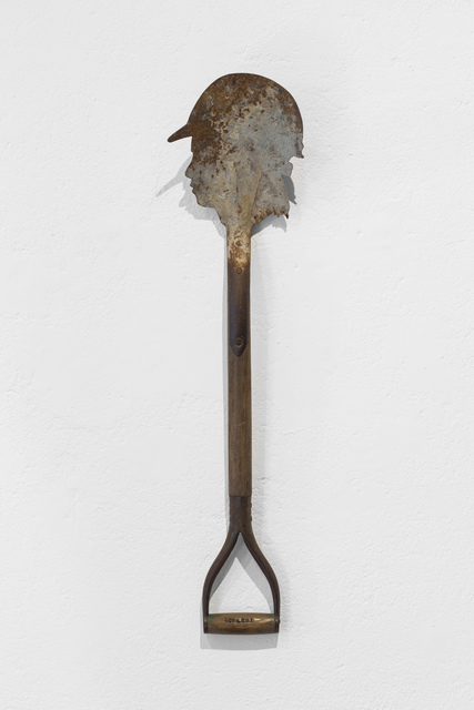 ICY and SOT, ‘Working-class Hero 02’, 2018, Sculpture, Hand-cut vintage steel shovel, Underdogs Gallery