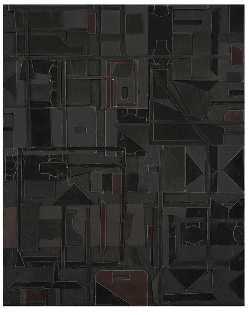 Matt Gonzalez, ‘The shadow-palavers’, 2018, Drawing, Collage or other Work on Paper, Found paper collage, Dolby Chadwick Gallery