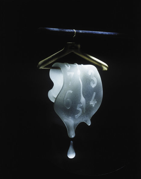 Salvador Dalí, ‘Melting Clock on Hanger’, Sculpture, Glass Sculpture on Hanger, Hamilton-Selway Fine Art Gallery Auction