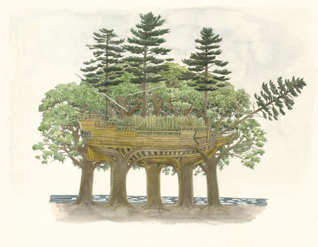 Scott Bluedorn, ‘Ship of Trees’, 2019, Print, Archival digital giclee, ARC Fine Art LLC