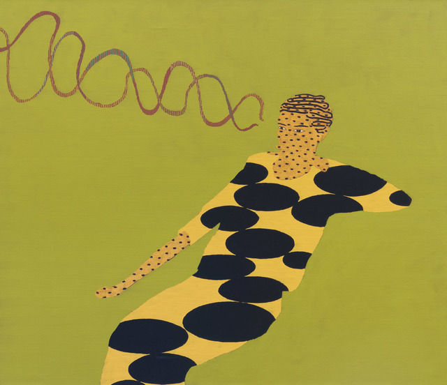 Stephen Chambers RA, ‘Man with Ovals’, 2003, Painting, Oil on canvas, Flowers