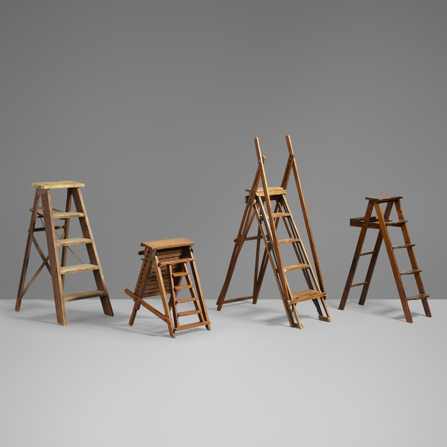 ‘Salesman sample ladders, collection of four’, Other, Pine, steel, brass, Rago/Wright