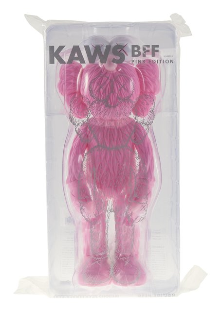 KAWS, ‘BFF Companion (Pink)’, 2018, Sculpture, Painted cast vinyl, Heritage Auctions
