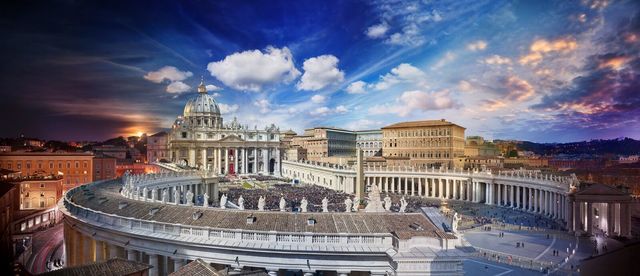 Stephen Wilkes, ‘Easter Mass, Vatican, Rome, Day to Night’, 2016, Bryce Wolkowitz Gallery