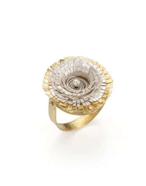 Lucia Massei, ‘m'ama non m'ama’, 2020, Fashion Design and Wearable Art, Gold, silver, Galleria Antonella Villanova