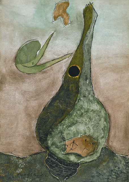 Theodoros Stamos, ‘Untitled (Study for "Granite Shore," 1946)’, 1946, Drawing, Collage or other Work on Paper, Watercolor and ink on paper, Hollis Taggart