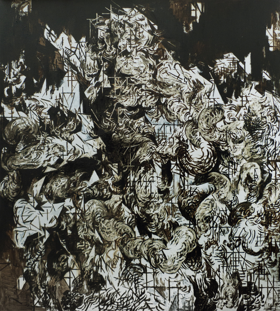 Zelin Seah, ‘Laocoon Version C’, 2014, Painting, Oil and bitumen on linen, Taksu