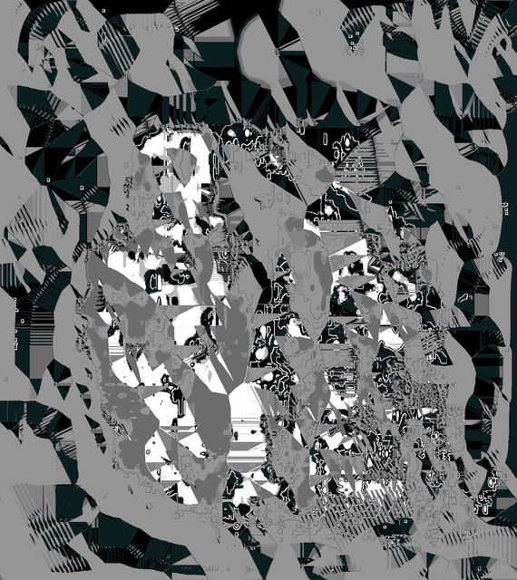 Yvonne Buchanan, ‘Gliiitch 20’, 2020, Print, Pigment ink on 300 gsm. Canson paper., Asher Grey Gallery